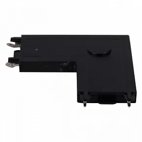 Соединитель угловой L-образный для треков накладных Reluce  RL 06102 corner connector BK