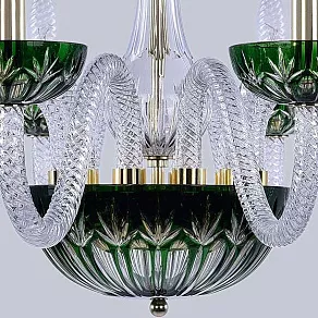 Подвесная люстра Bohemia Ivele Crystal Ivele Crystal 1 1308/10/300 G Cl/Clear-Green/H-1I