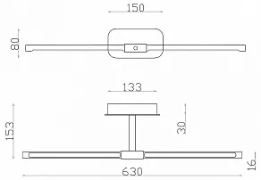 Подсветка для зеркала Favourite Insight 4016-2W