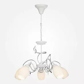 Подвесная люстра Eurosvet 60033 60033/5 белый с серебром