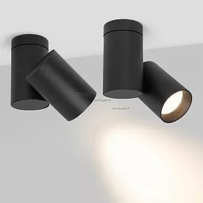 Светильник на штанге Arlight SP-POLO-SURFACE-TURN-R85-15W Warm3000 (BK-BK, 40 deg) 027566