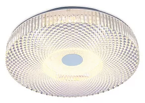 Накладной светильник Ambrella Orbital Crystal F96 CL 48W D390