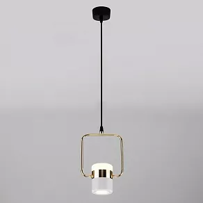 Подвесной светильник Eurosvet Oskar 50165/1 LED золото/белый