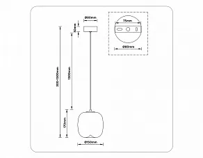 Подвесной светильник Ambrella Light LH LH11092