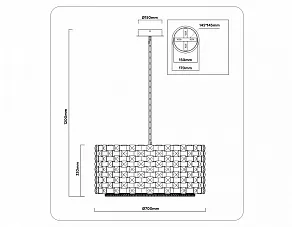 Подвесной светильник Ambrella Light LH LH41009