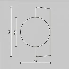 Бра Maytoni Avant-garde MOD324WL-01BS