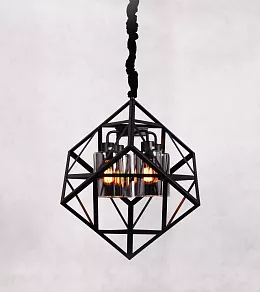 Подвесная люстра LUMINA DECO Brutte LDP 11339-4 BK