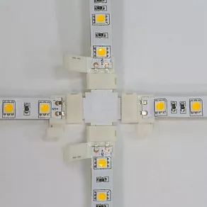 Соединитель лент X-образный жесткий Feron  23139