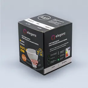 Лампа светодиодная Eleganz  GU5.3 7Вт 4500K 1343