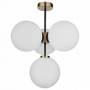 Люстра на штанге 33 идеи S32WH CHN800S.04.17ABL.ASB-S32WH