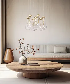 Подвесная люстра DeMarkt Крайс 14 657013807