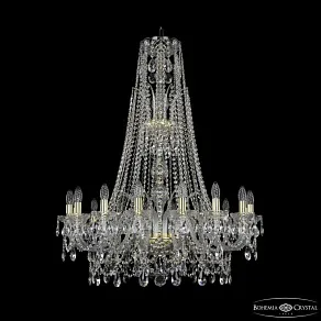 Подвесная люстра Bohemia Ivele Crystal 1411 1411/16/300/XL-108 G