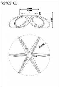 Потолочная люстра Moderli Ello V2782-CL