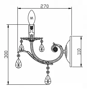 Бра Maytoni Verona ARM384-01-W