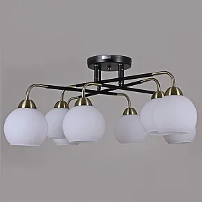 Потолочная люстра ILLUMICO  IL0252-8CSQ-79 BK AB