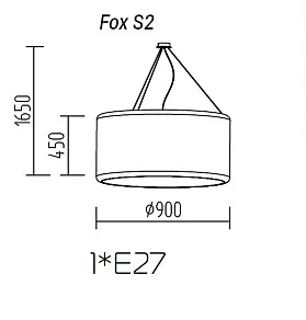 Подвесной светильник TopDecor Fox Fox S2