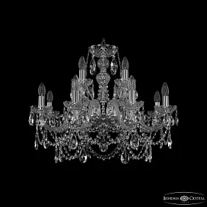 Подвесная люстра Bohemia Ivele Crystal 1411 1411/8+4/240 Ni