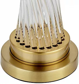 Настольная лампа декоративная LUMINA DECO Villanova LDT 302 MD+BK