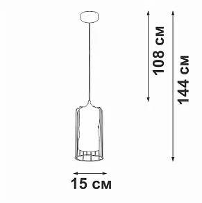 Подвесной светильник Vitaluce V2847 V2847-1/1S