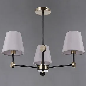 Люстра на штанге ILLUMICO CASTOR IL0394-3CSQ-24 BK AB CASTOR