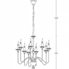 Подвесная люстра Divinare Atlanta 1021/02 LM-9