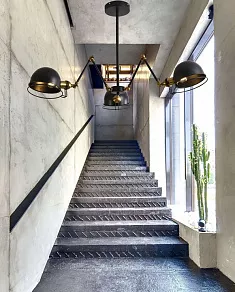 Люстра на штанге LUMINA DECO Valmonti LDP D015-3 BK