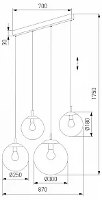 Подвесной светильник TK Lighting Esme 5381 Esme