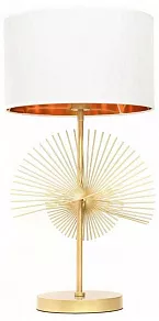 Настольная лампа декоративная LUMINA DECO Fonti LDT 5534 GD+WT