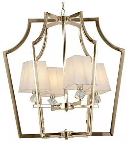 Подвесная люстра LUMINA DECO Montero LDP 1249-4 GD+WT