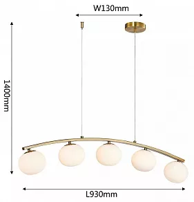 Подвесной светильник Favourite Arcata 4055-5P