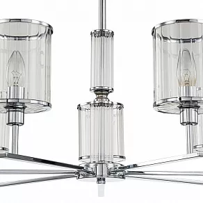 Люстра на штанге Indigo Dante 13022/7R Chrome