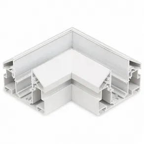 Соединитель угловой L-образный для треков встраиваемых AM-Group  MAGNET AM538 WH