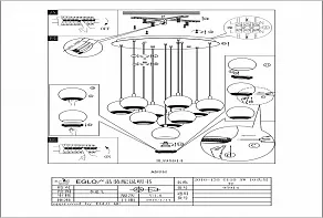 Подвесной светильник Eglo Conessa 95914