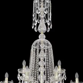 Подвесная люстра Bohemia Ivele Crystal 1402 1402/16+8+4/400/XL-160/2d/G