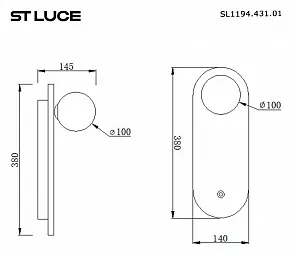 Накладной светильник ST-Luce Earthy SL1194.431.01