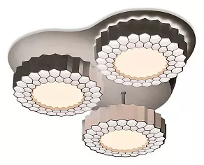 Накладной светильник Ambrella Orbital High-Tech FH12/3 WH 96W D500