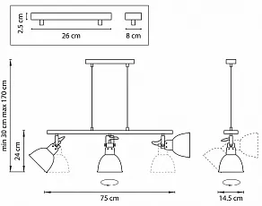 Подвесной светильник Lightstar Acrobata 761134
