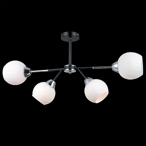 Люстра на штанге ILLUMICO LIBRA IL0715-4CSQ-24 BK CR LIBRA