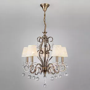 Подвесная люстра Eurosvet Eileen 1448/5 античная бронза Strotskis