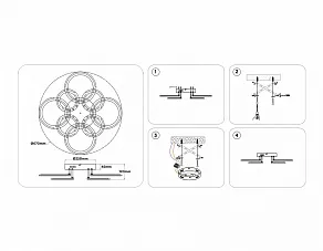 Потолочная люстра Ambrella Light FA FA8945
