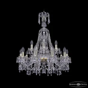 Подвесная люстра Bohemia Ivele Crystal 1403 1403/10+5/240/XL-80 G