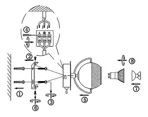 Бра Globo Hulk 57886-1