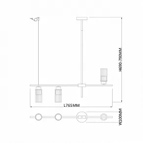 Светильник на штанге Escada Reverse 2100/3P Black