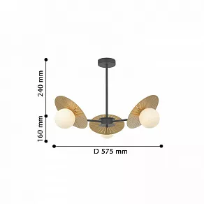 Люстра на штанге Favourite Sonnenblume 2356-3P