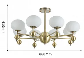 Люстра на штанге Arte Milano Neapolis-70307 270307/8 GD