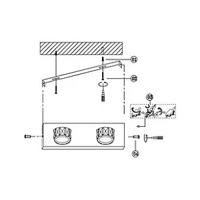 Бра Globo Amur 49350-2W