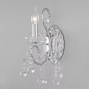Бра Eurosvet Collana 10096/1 хром/прозрачный хрусталь Strotskis