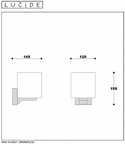Светильник на штанге Lucide Jenno 04204/01/12