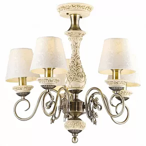 Подвесная люстра Arte Lamp Ivory A9070PL-5AB