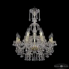 Подвесная люстра Bohemia Ivele Crystal 1409 1409/8+4/195/XL-68 G
